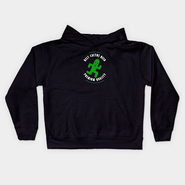 Premium Cactuar Beer Kids Hoodie by Neihv